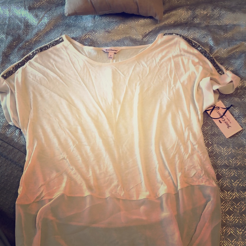 NWT-Juicy Couture EmbellishedTop